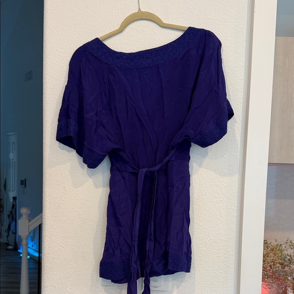 Maeve dark bright purple Women's Blouse - Picture 5 of 5